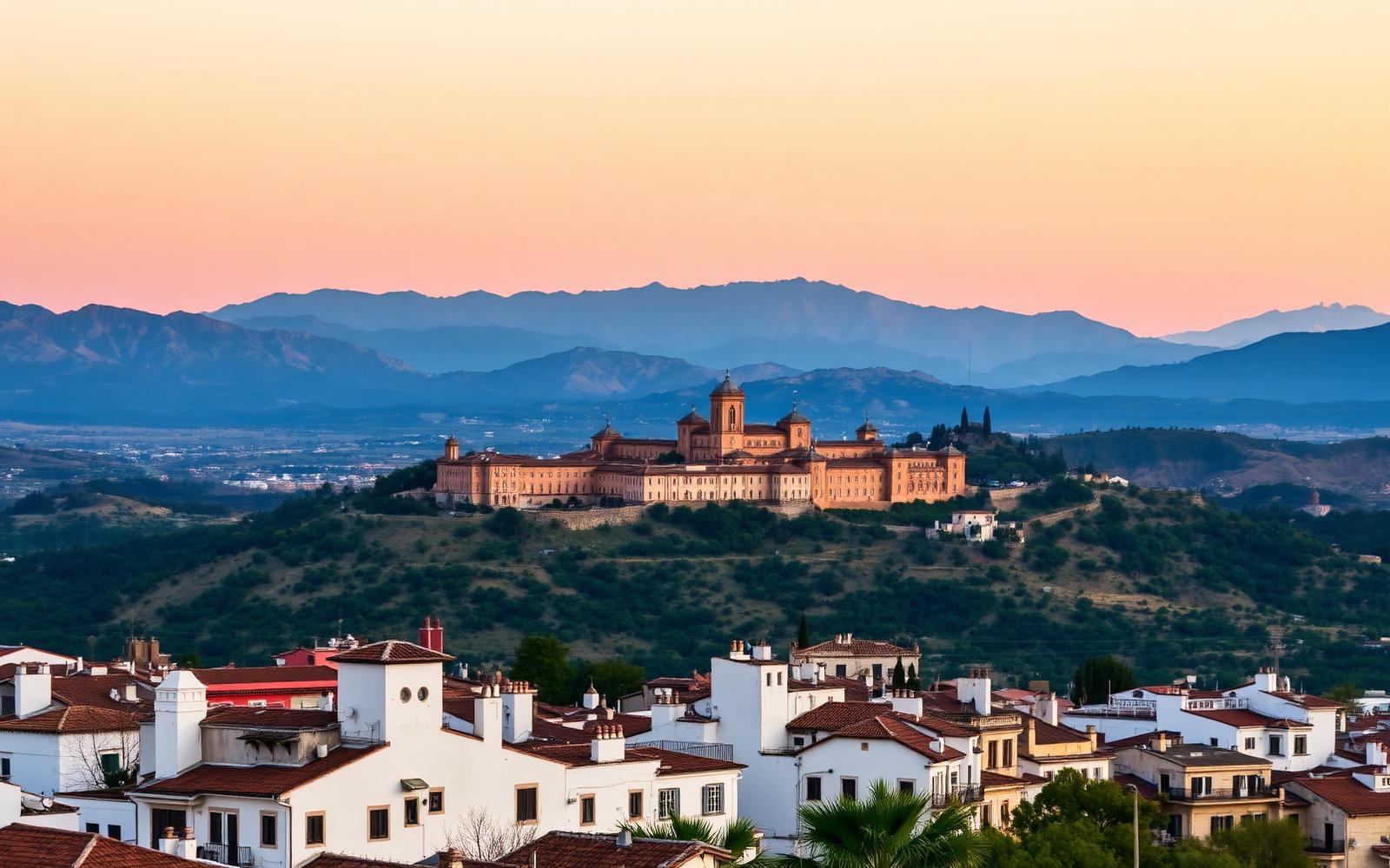 Vue de l'Alhambra depuis le Mirador de San Nicolás
